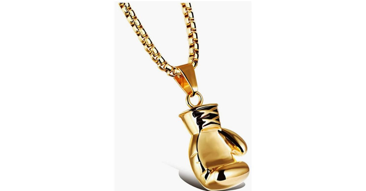 Boxing Glove Chain Pendant Necklace