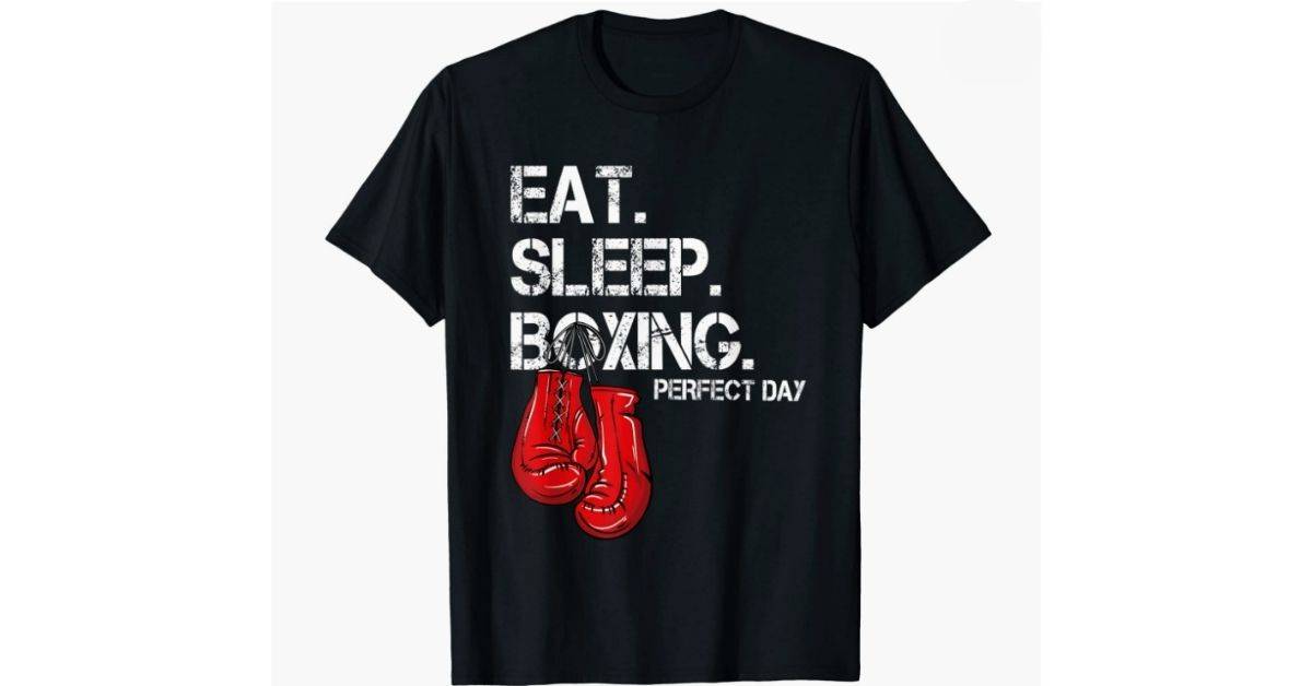 Boxing T-Shirt Eat Sleep Boxing